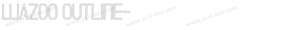 Wazoo Outline字体转换